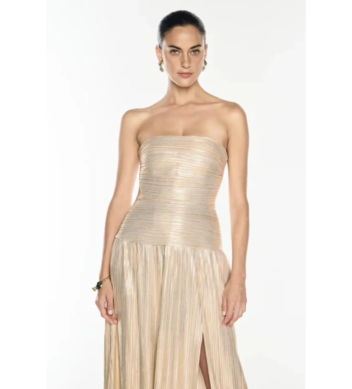 Manning Cartell Love and Lustre Dress in Gold Size AU8 - Image 2