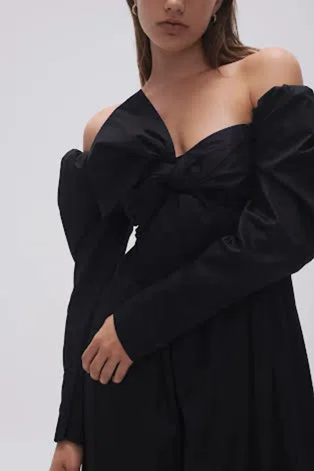 🖤 AJE Valentina Bow Midi Dress in Black – Size AU 8 - Evening Outfit 🖤 - Image 3