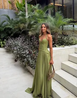 Fenity Gaia Dress Size S / 8 Green for rent on The Volte - image 1