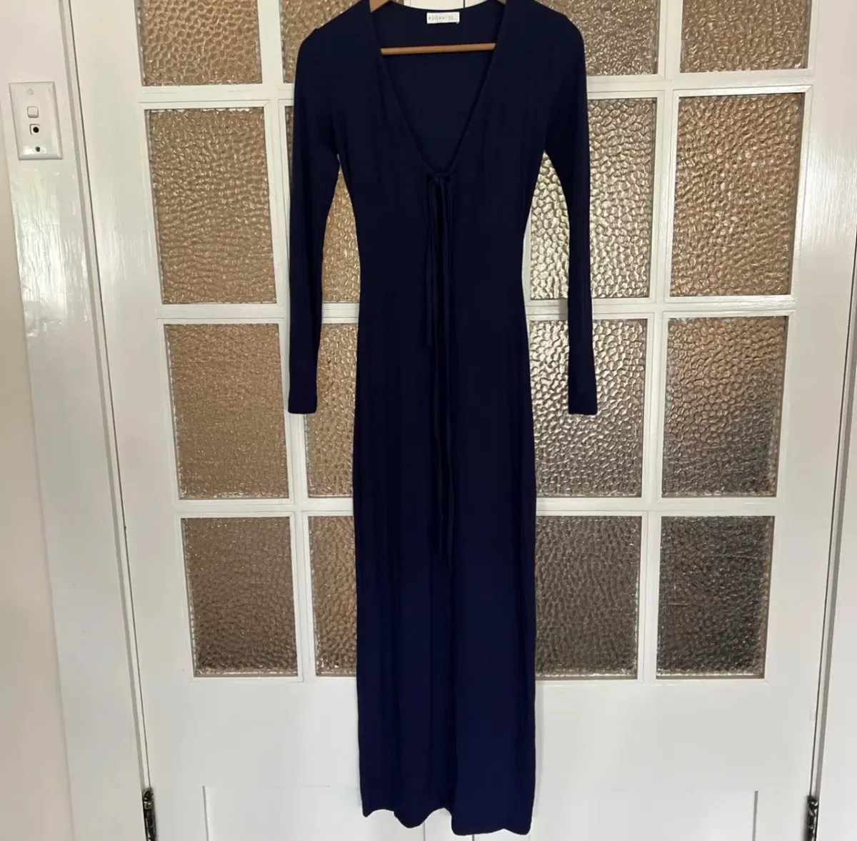 Kookai Sereya Maxi Dress Size 6 (XS) in Indigo - Image 6