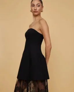 Chancery Lily Lace Dress - Black - Size 14 for rent on The Volte - image 2