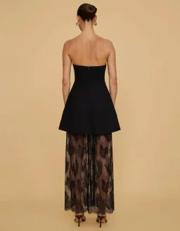 Chancery Lily Lace Dress - Black - Size 14 for rent on The Volte - image 4