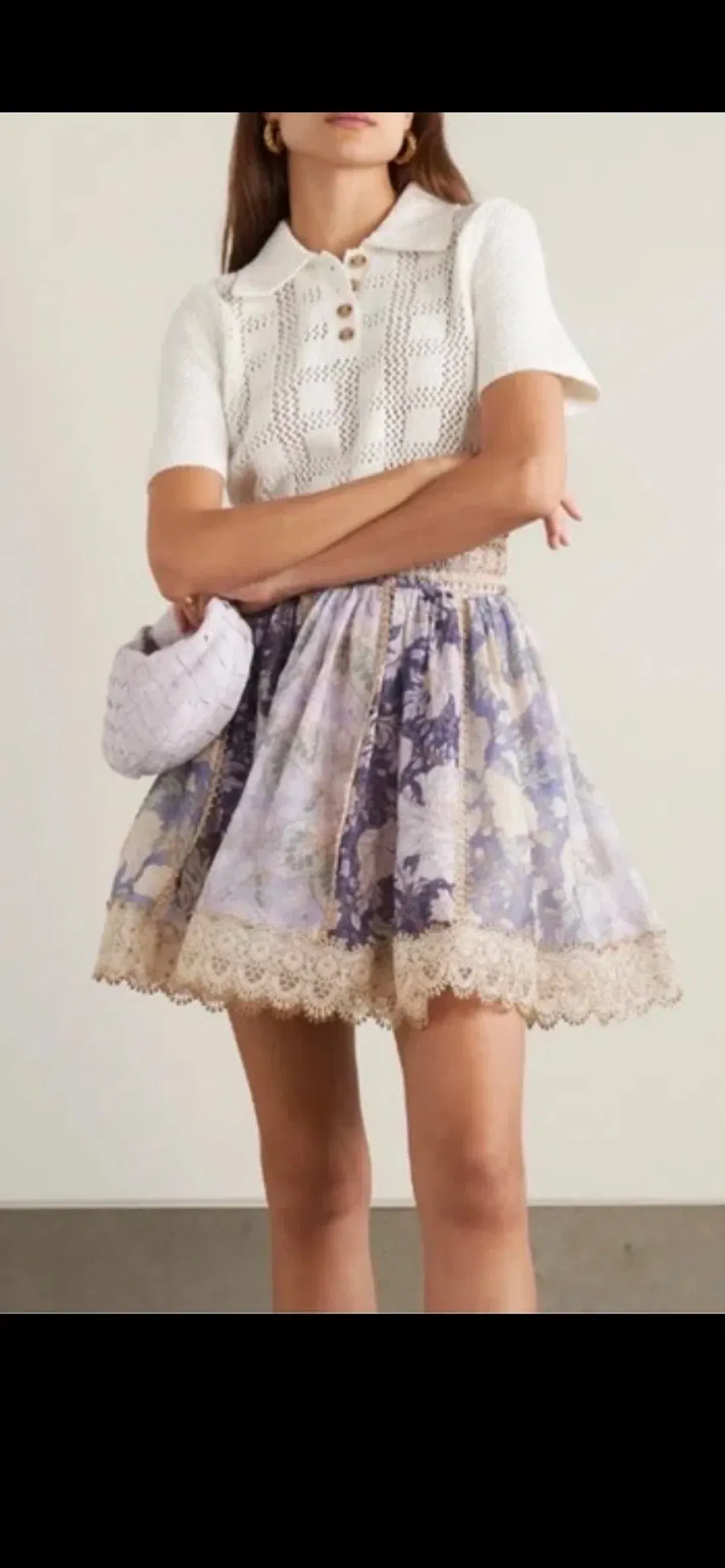 Zimmerman celestial panelled skirt - Image 3