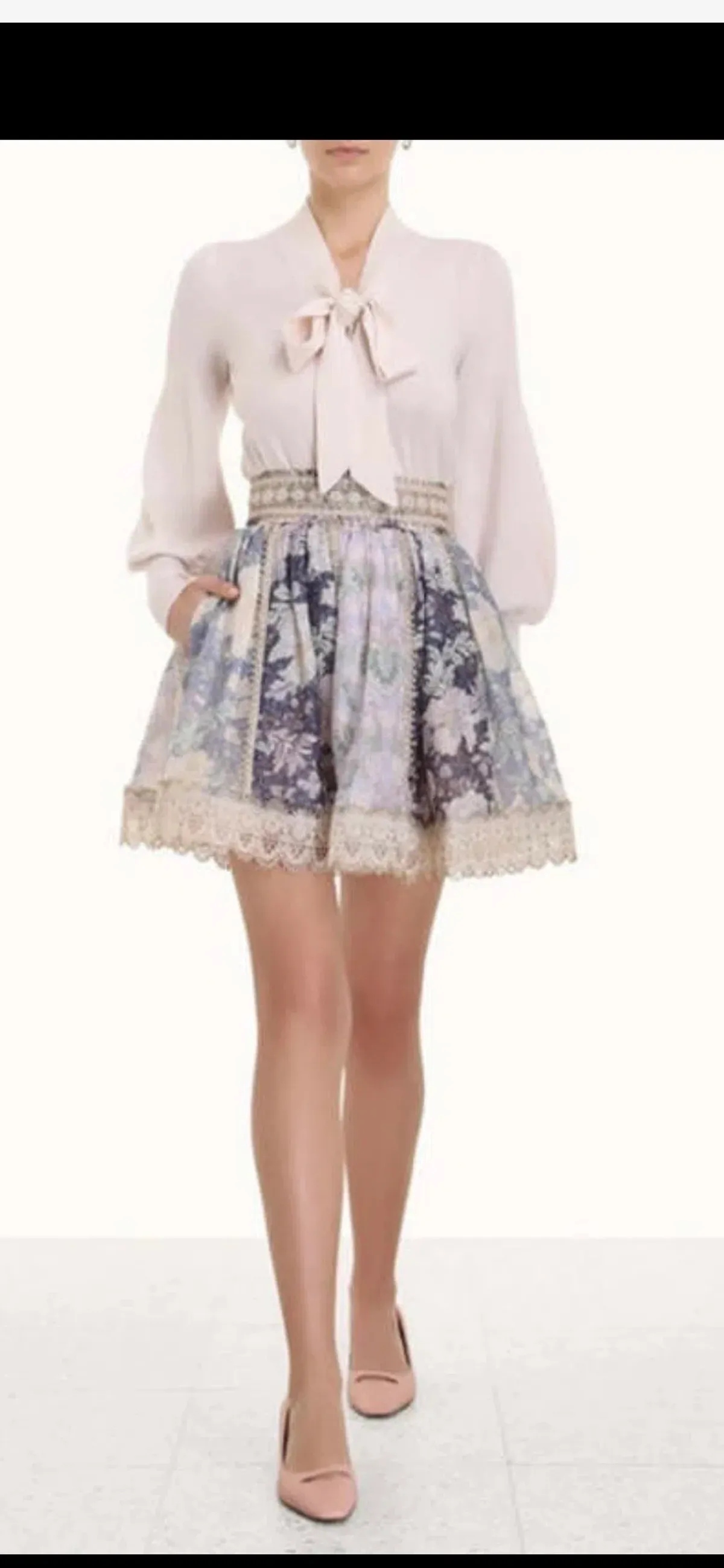 Zimmerman celestial panelled skirt - Image 1