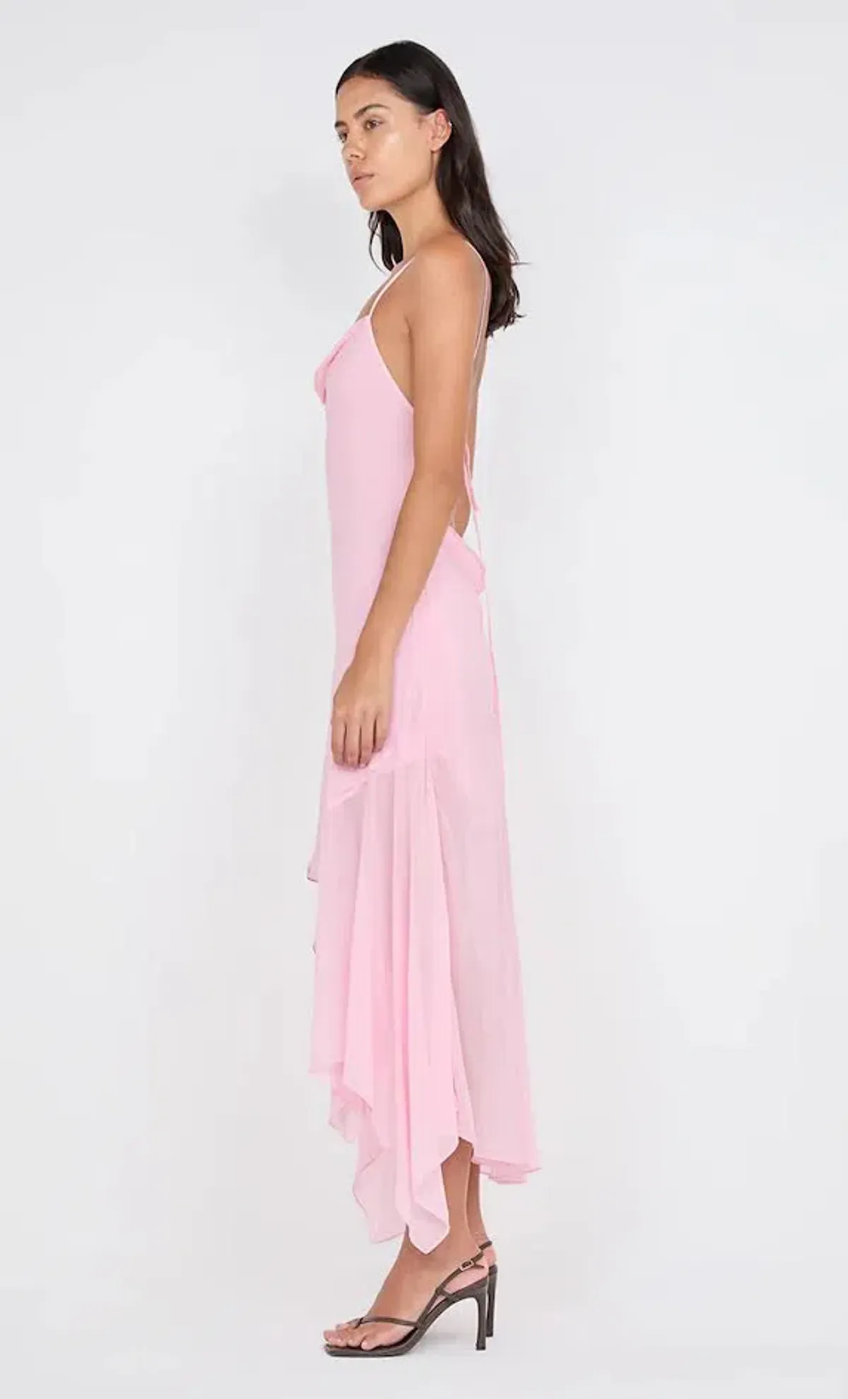 🩷 BEC and BRIDGE Tallis Asymmetrical Dress – Powder Pink – Size AU 10 🩷 - Image 6
