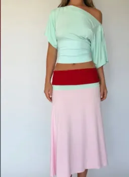 BLANCH WEAR Lucy Midi Skirt & Stella Tee 8 for rent on The Volte - image 1