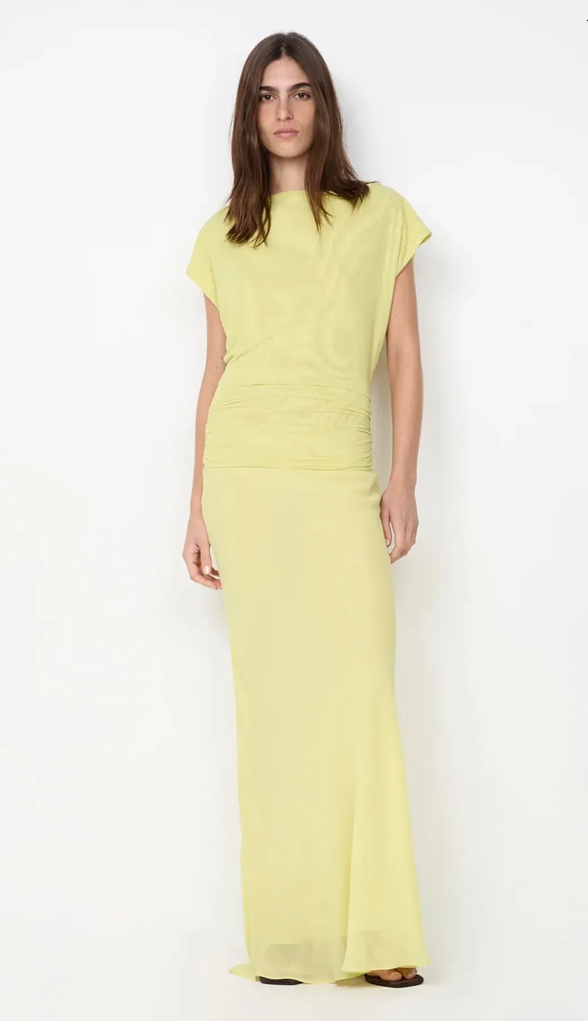 BEC AND BRIDGE JENAYA ASYM DRESS CITRUS SIZE 14 - Image 1