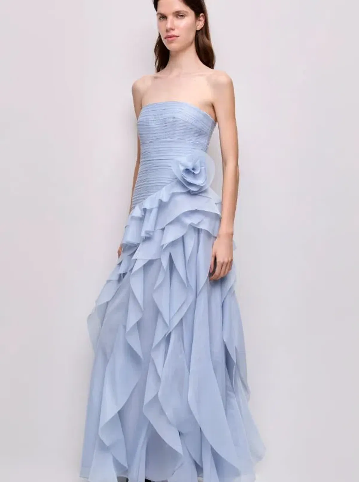 Aje Canyon Gown in Blue Size 6 - Image 2