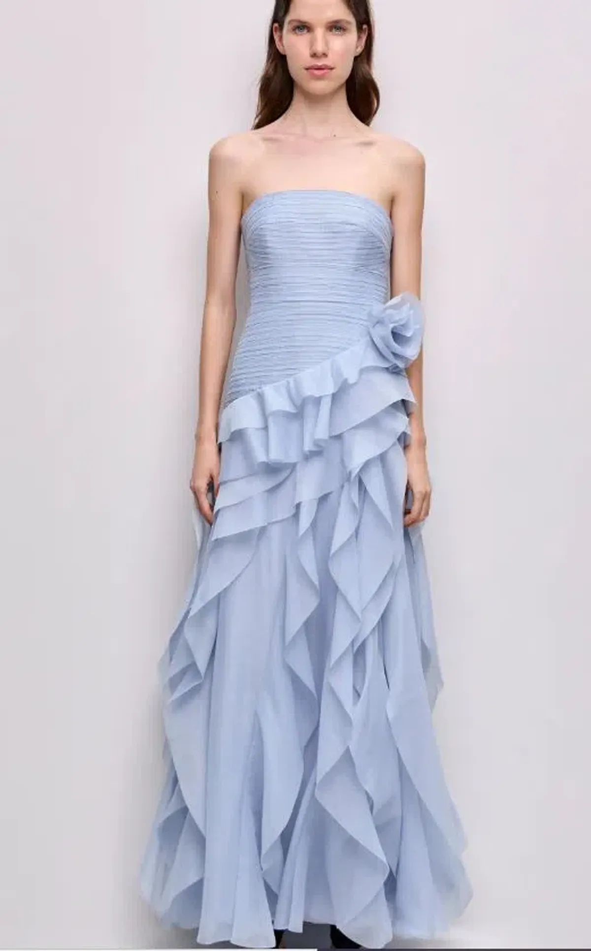 Aje Canyon Gown in Blue Size 8 - Image 1