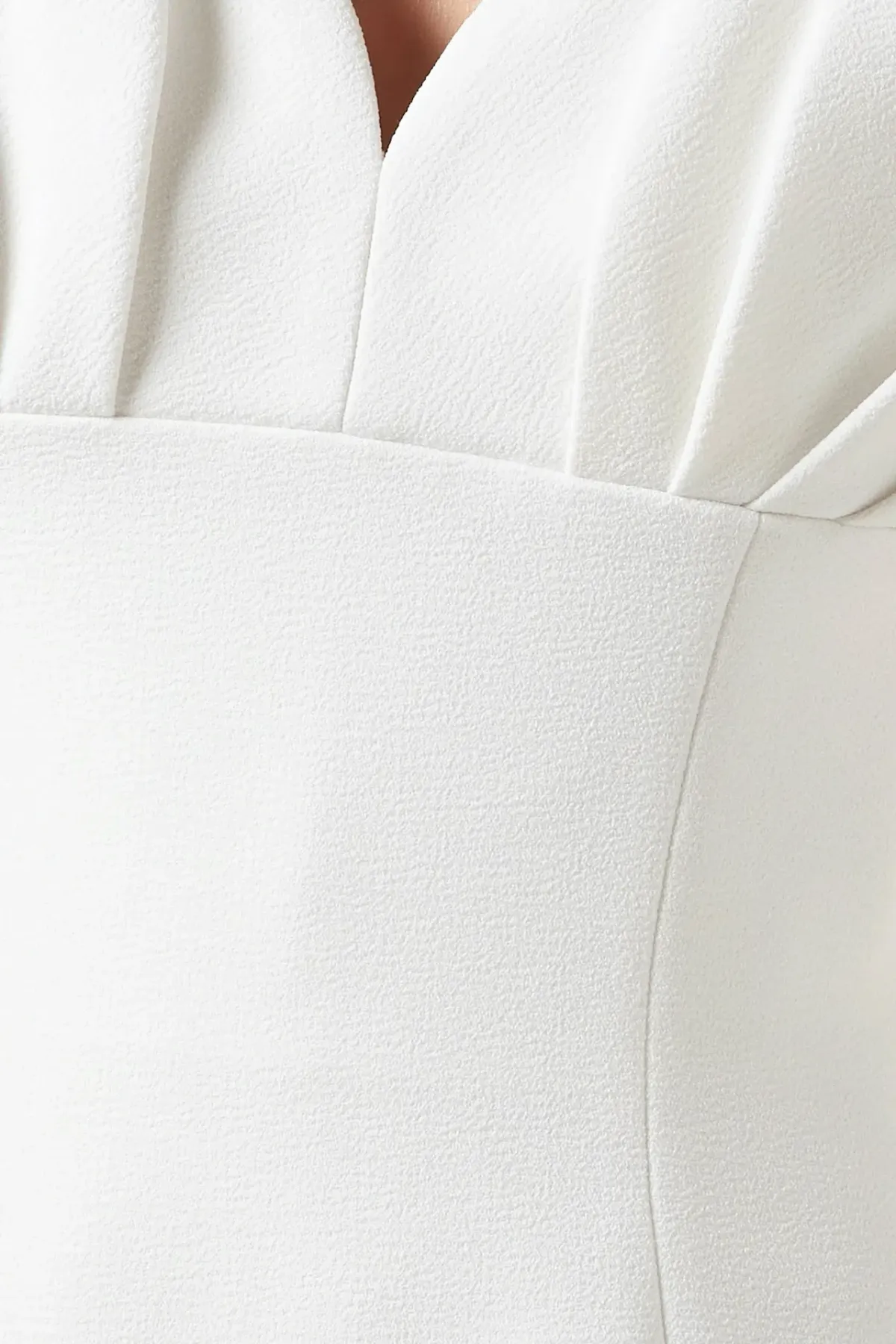 Rachel Gilbert Myra Maxi Gown in Ivory White Size 8 - Image 4