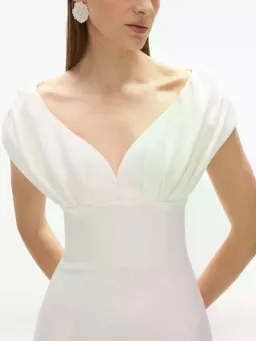 Rachel Gilbert Myra Maxi Gown White Size 8 for rent on The Volte - image 2
