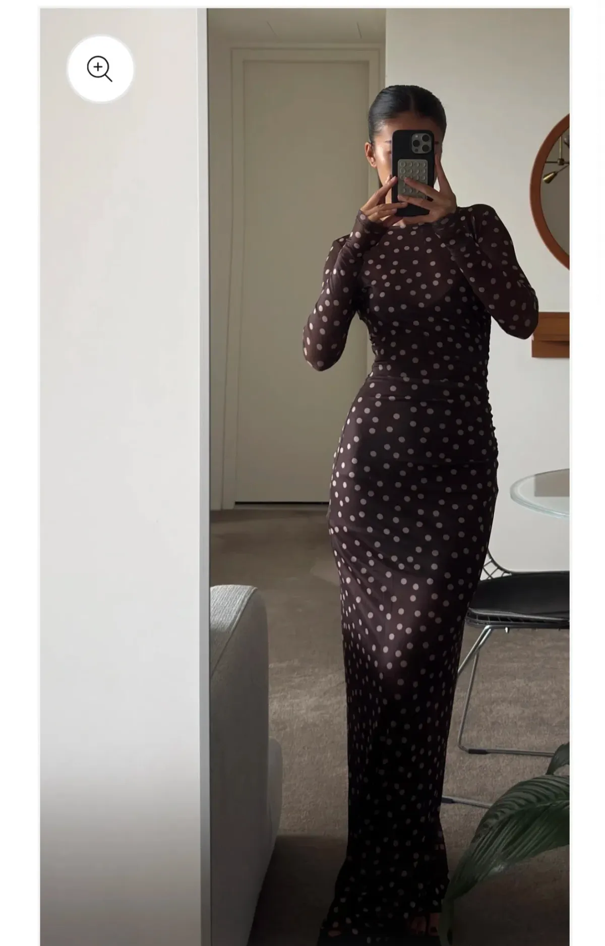 By Nicola Luca Maxi Chocolate Polka / Size 10 - Image 4