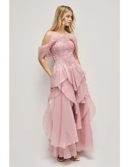 Aje Studio Nisha Gown Pink Size 12 for rent on The Volte - image 2