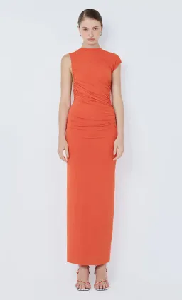 BEC & BRIDGE Solenne Twist Maxi Dress in Persimmon size 10 for rent on The Volte - image 4