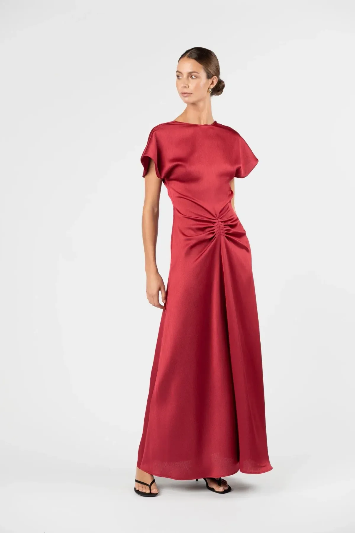 KIERA DRESS - VENETIAN RED - Image 1