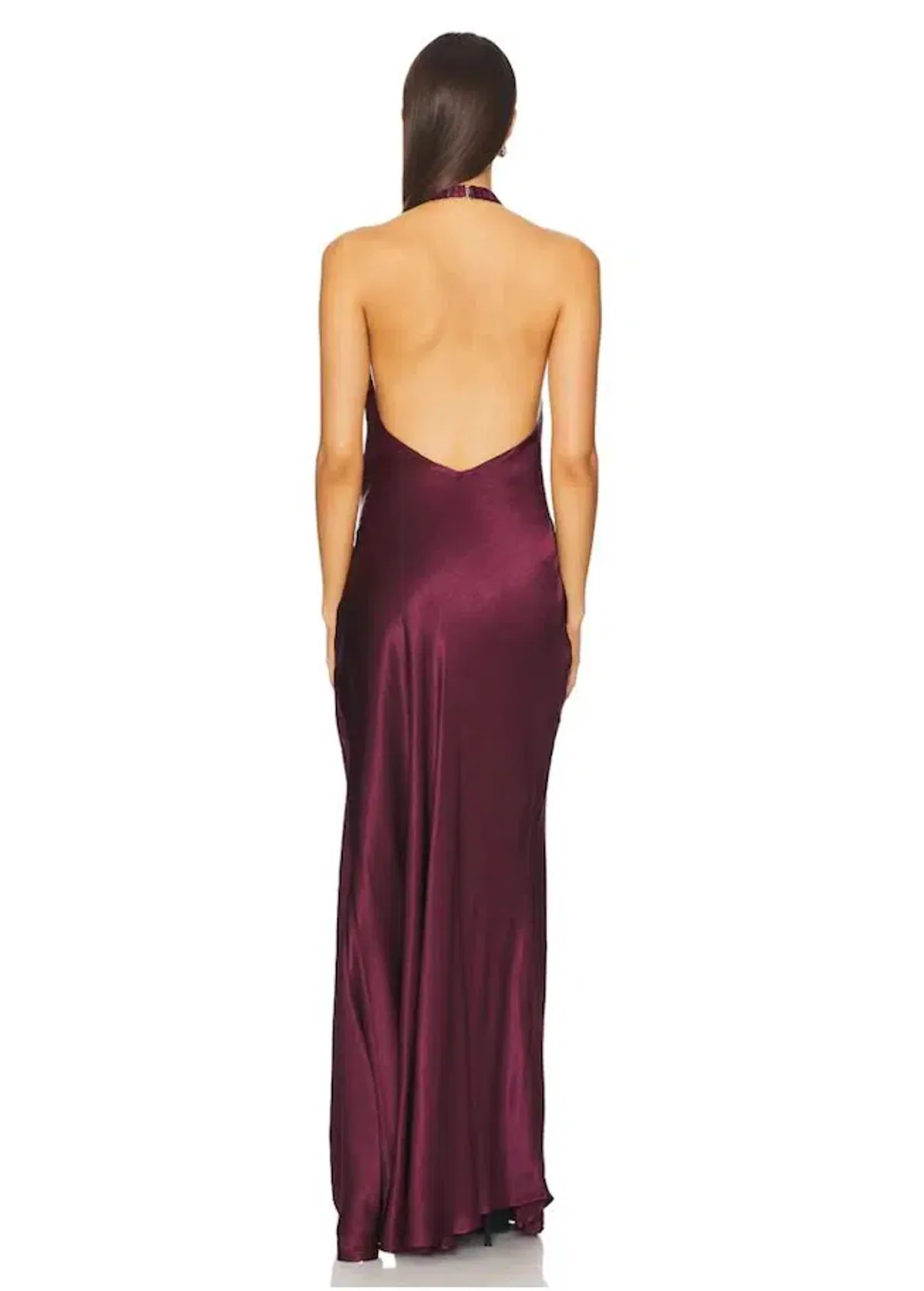 💜 BEC and BRIDGE Elisia Wrap Maxi Dress – Plum / Burgundy – Size AU 8 💜 - Image 3