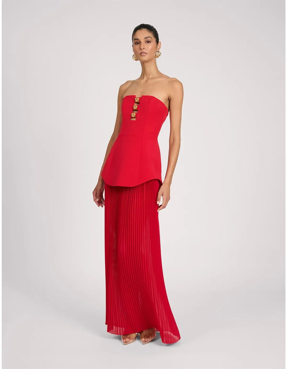 Eliya The Label Leo Dress Red Size 6 - Image 1
