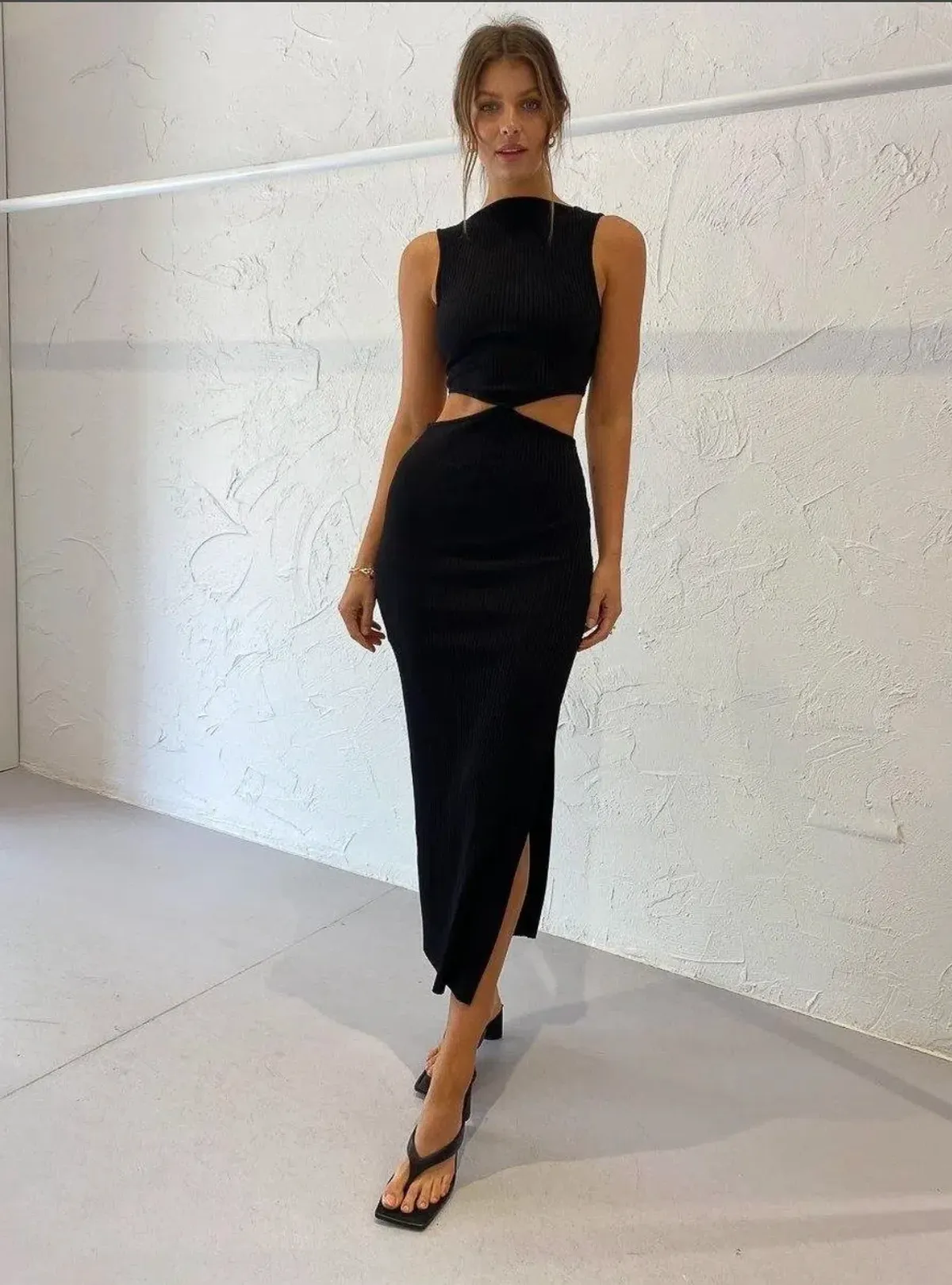 Bec & Bridge Bec & Bridge Reba Midi Dress Black Size AU 8 - Image 1