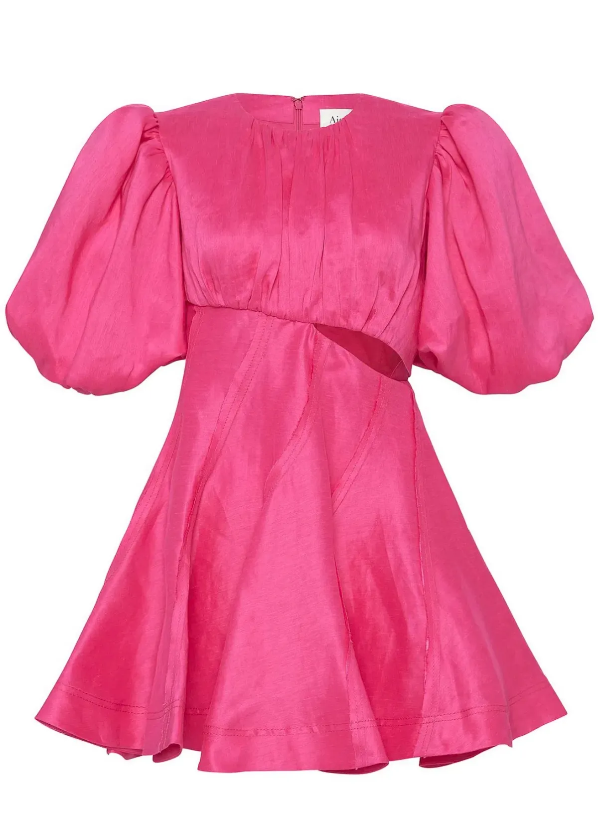 AJE ADMIRATION ASYMMETRIC MINI DRESS SIZE 10 - Image 4