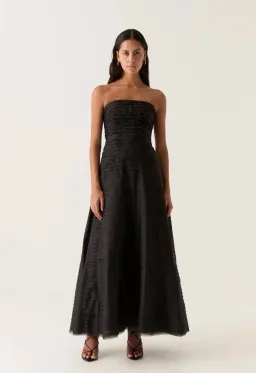 AJE - Soundscape Maxi Dress in Black Size 6 for rent on The Volte - image 1