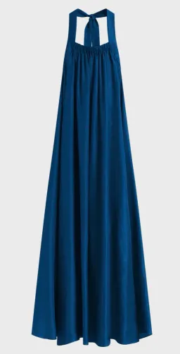 Bondi Born Marfa Silk Halter Maxi Dress Tropico Size 3 for rent on The Volte - image 3