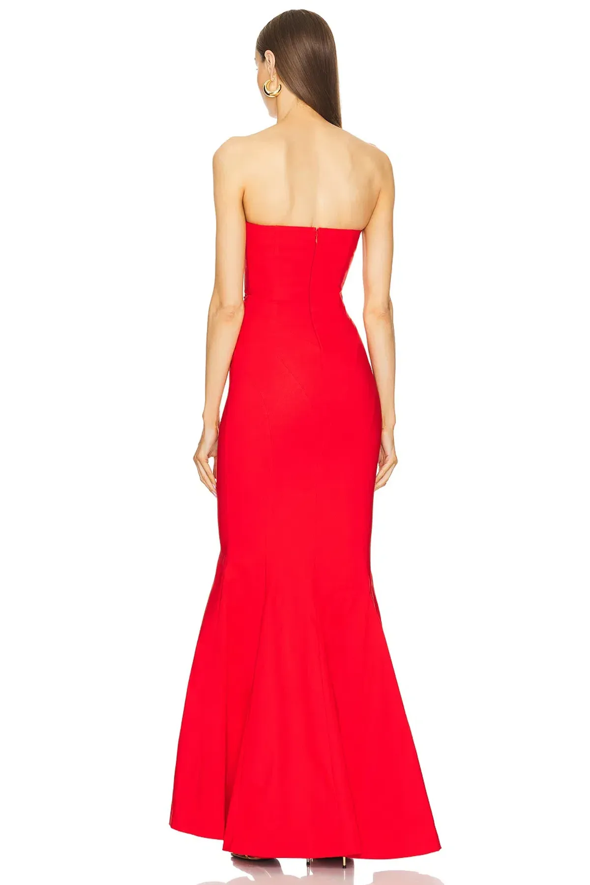 Michael Costello Billie Gown Red Size S/AU8 - Image 3