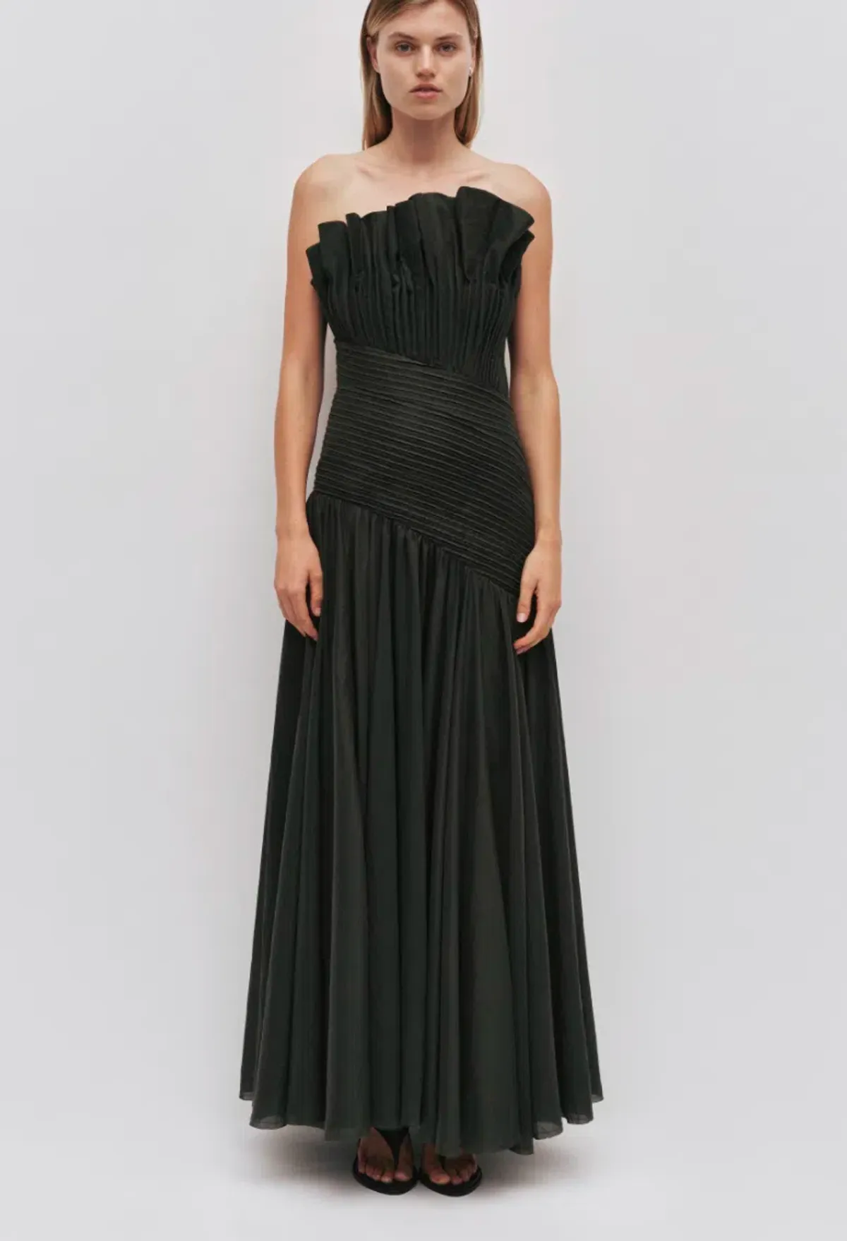AJE Aquiline Gown (hunter green) - Image 1