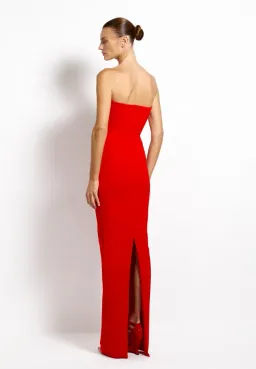Effie Kats Addison Gown - Cherry Red Size XS for rent on The Volte - image 2