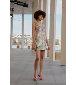 Aje Dahlia Mini Dress in Lavandula Size 8 for rent on The Volte - image 2