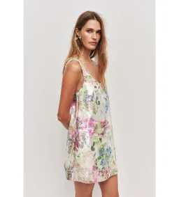 Aje Dahlia Mini Dress in Lavandula Size 12 for rent on The Volte - image 3