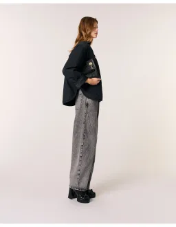 Maje Gipada Coat Black Size 36 EU for rent on The Volte - image 3