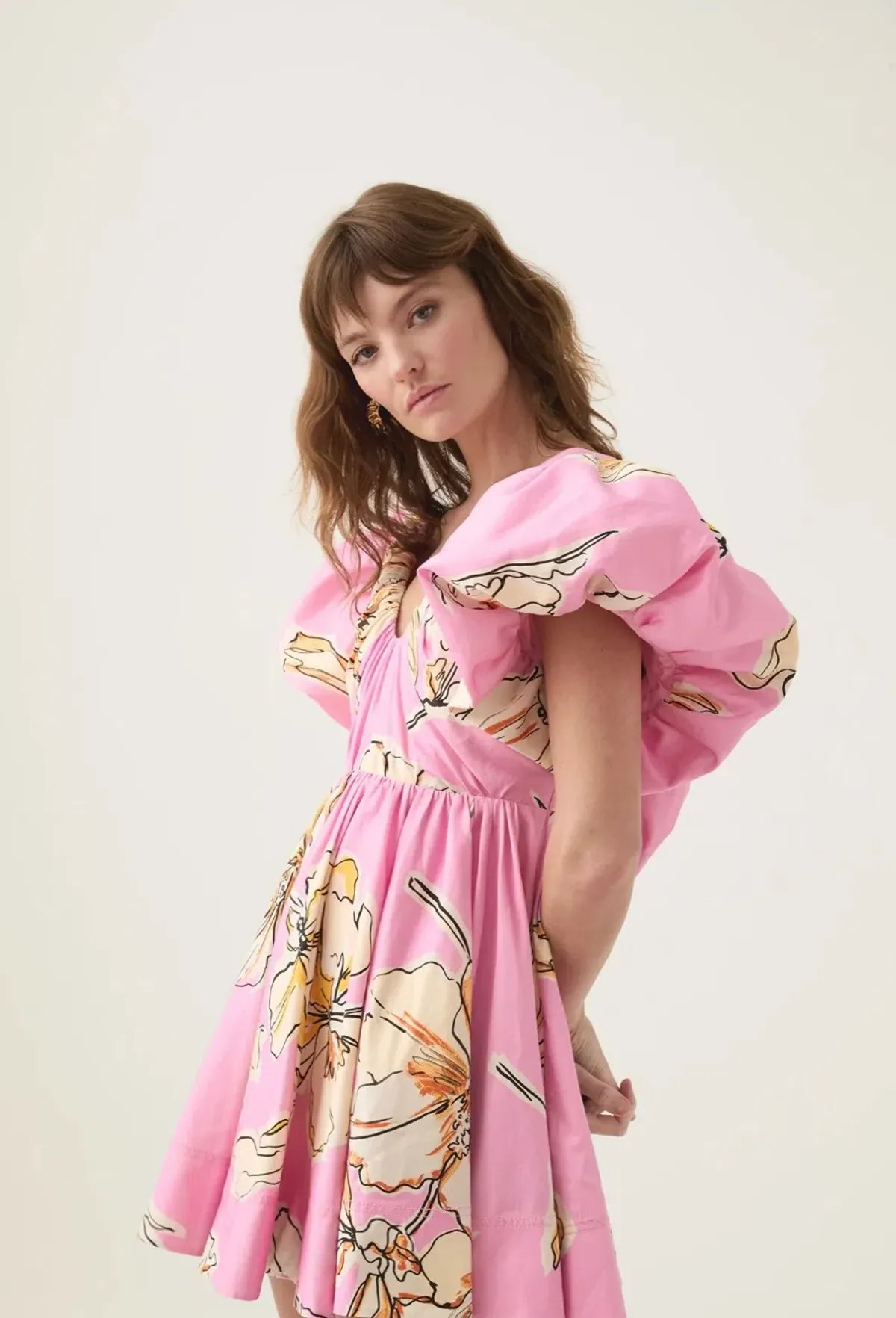 Greta Bow Back Mini Dress - Image 4