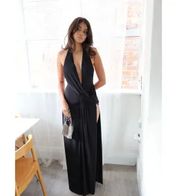 Natalie Rolt Winona Gown in Black Size 2/AU10 for rent on The Volte - image 3