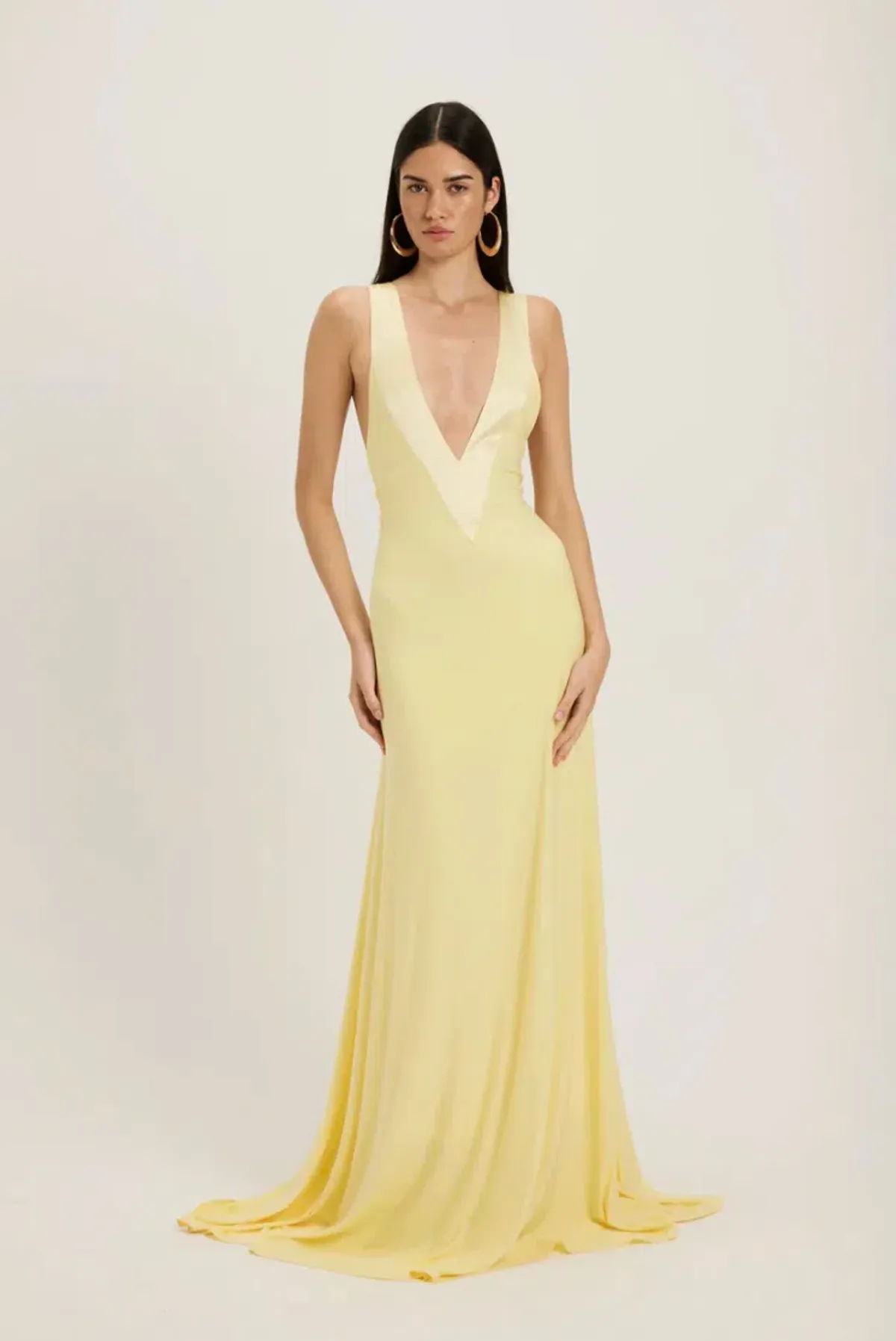 ancegria, Rosa Gown, Lemon, maxi, size 6  - Image 1