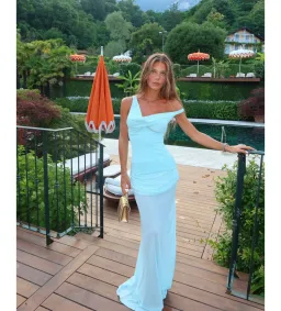 Natalie Rolt Cadence Gown in Baby Blue Size 1/AU8 for rent on The Volte - image 1
