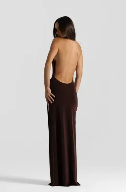 Natalie Rolt Winona Gown Espresso Brown 10/M (Natalie Rolt 2) for rent on The Volte - image 2