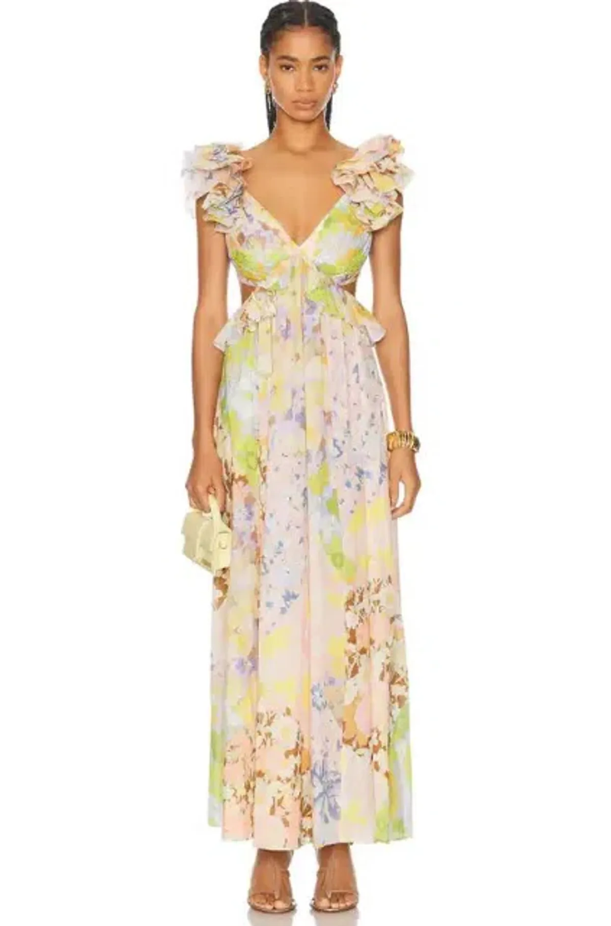 ZIMMERMANN POP RUFFLE SLEEVE MAXI - Image 1