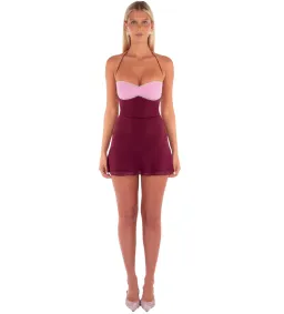 I Am Delilah Aubrey Mini Dress in Raspberry Size M/AU10 for rent on The Volte - image 1