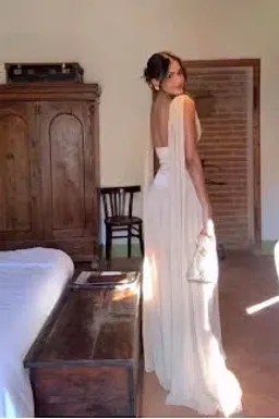 New ARCINA ORI Ramona Dress in Champagne - Size L / 12 AU Formal Gown for rent on The Volte - image 8