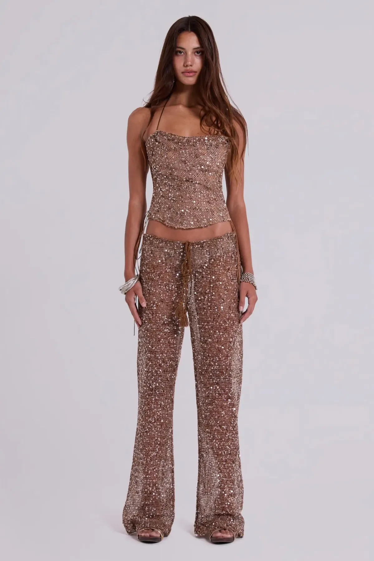 Jaded London Deva Sequin Knit Set - Image 1