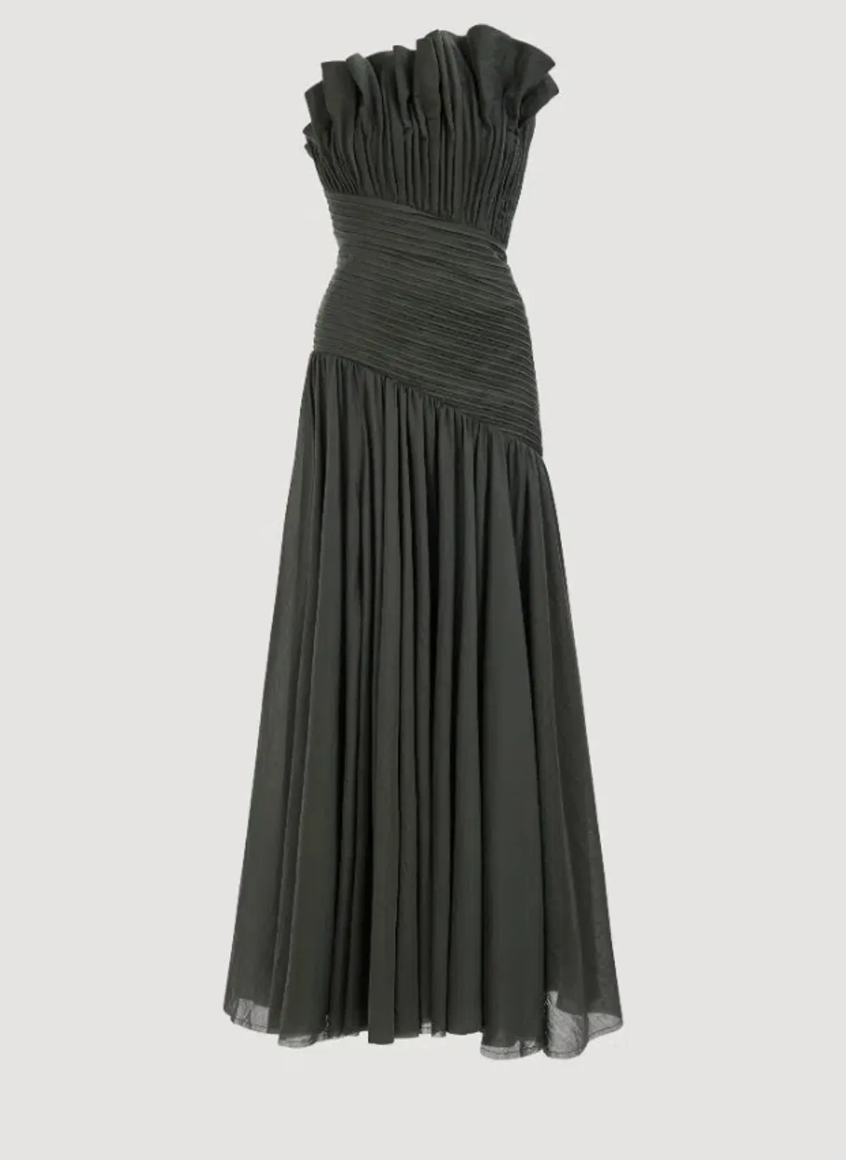 Aje Aquiline Maxi Dress in Hunter Green Size 6 - Image 4