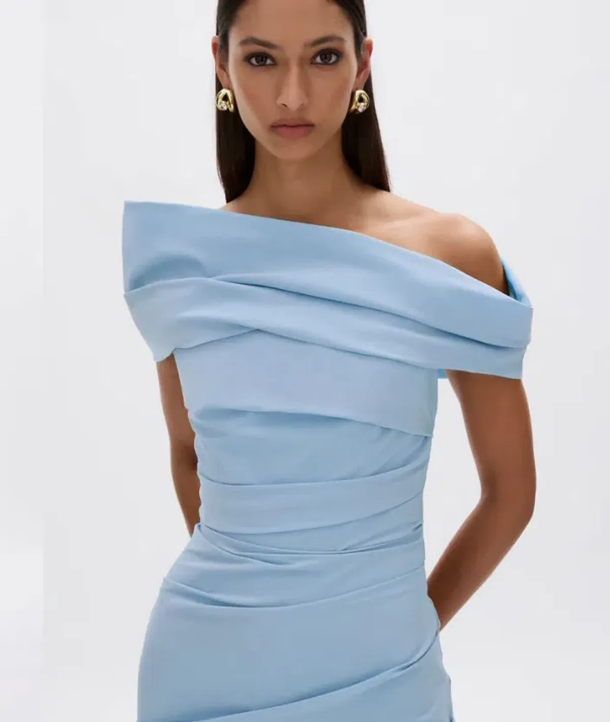 Rachel Gilbert Monique Gown in Sky Blue Size 1(8) - Image 2
