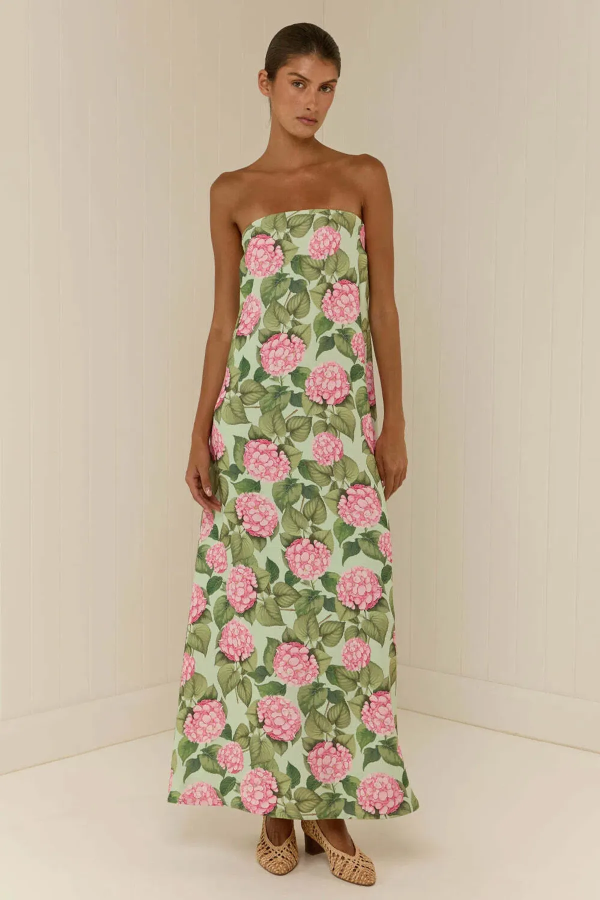 Palm Noosa Alessia Dress in Pink Jardin Size AU10 - Image 3