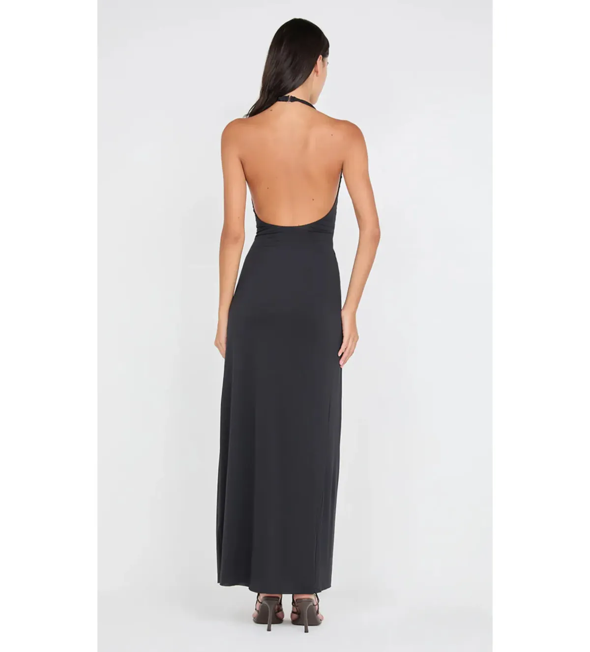Bec & Bridge Tillie Drape Maxi Dress in Black Size AU8 - Image 3