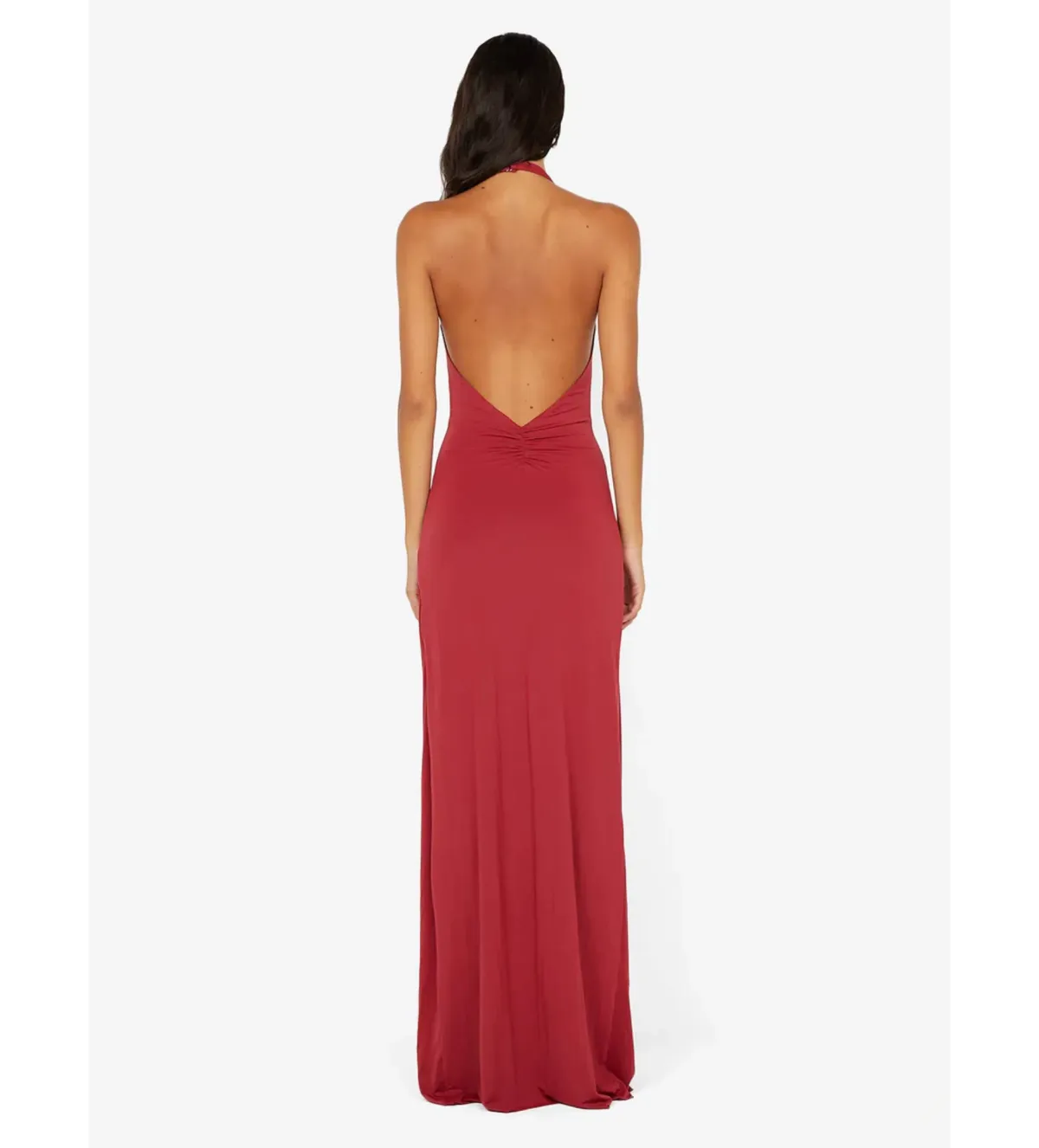 Bec & Bridge Susie Plunge Maxi Dress in Cherry Size AU4 - Image 3