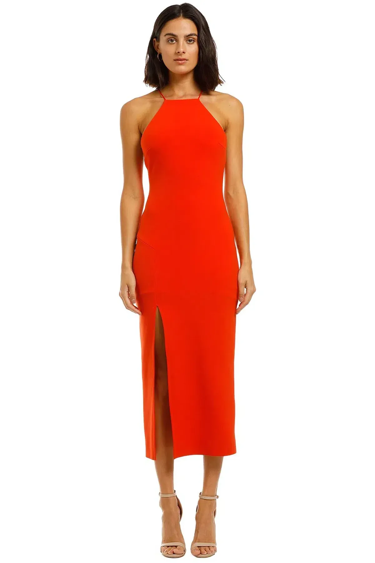 Bec & Bridge Candy Midi Dress in Chili | Size 8 - Image 2