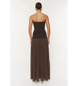 She Is Olla Nicolette Dress in Espresso Size S/AU8 for rent on The Volte - image 3