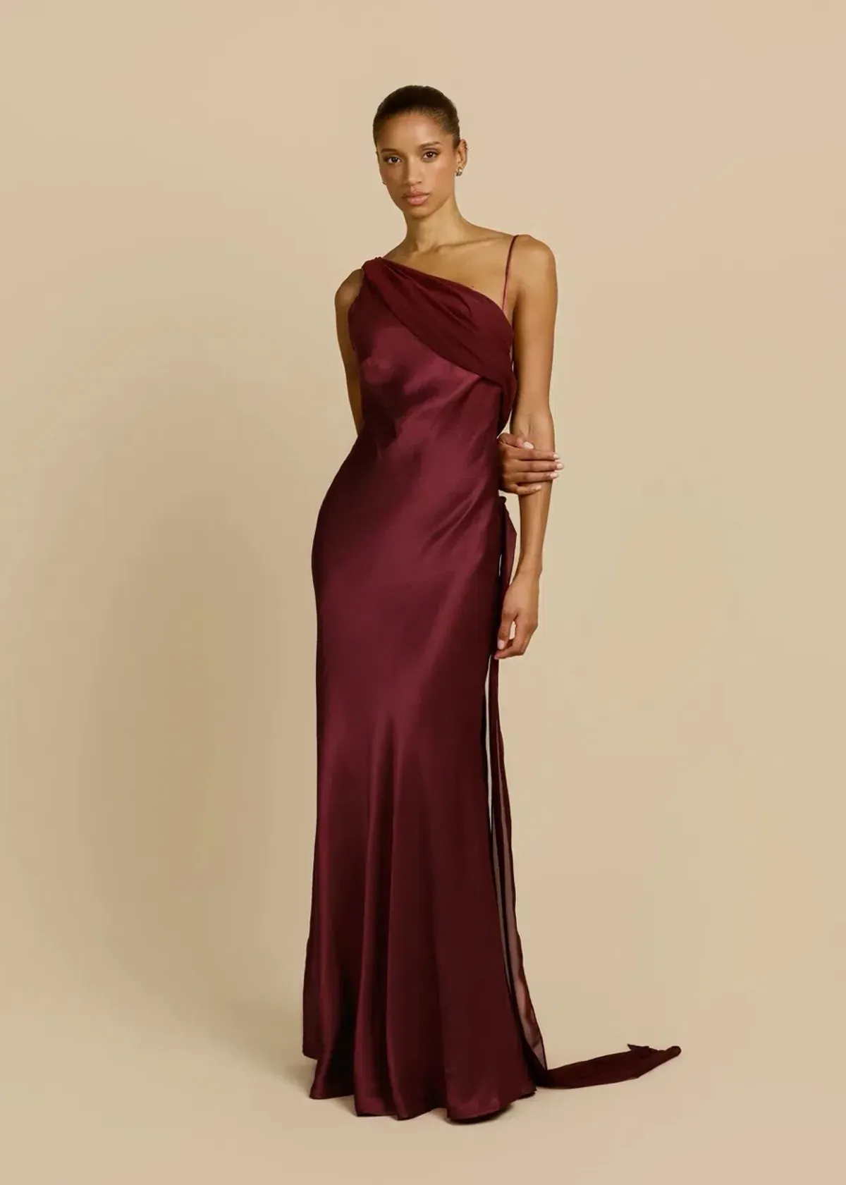ARCINA ORI HELENA DRESS PLUM SIZE 10 (M) - Image 2