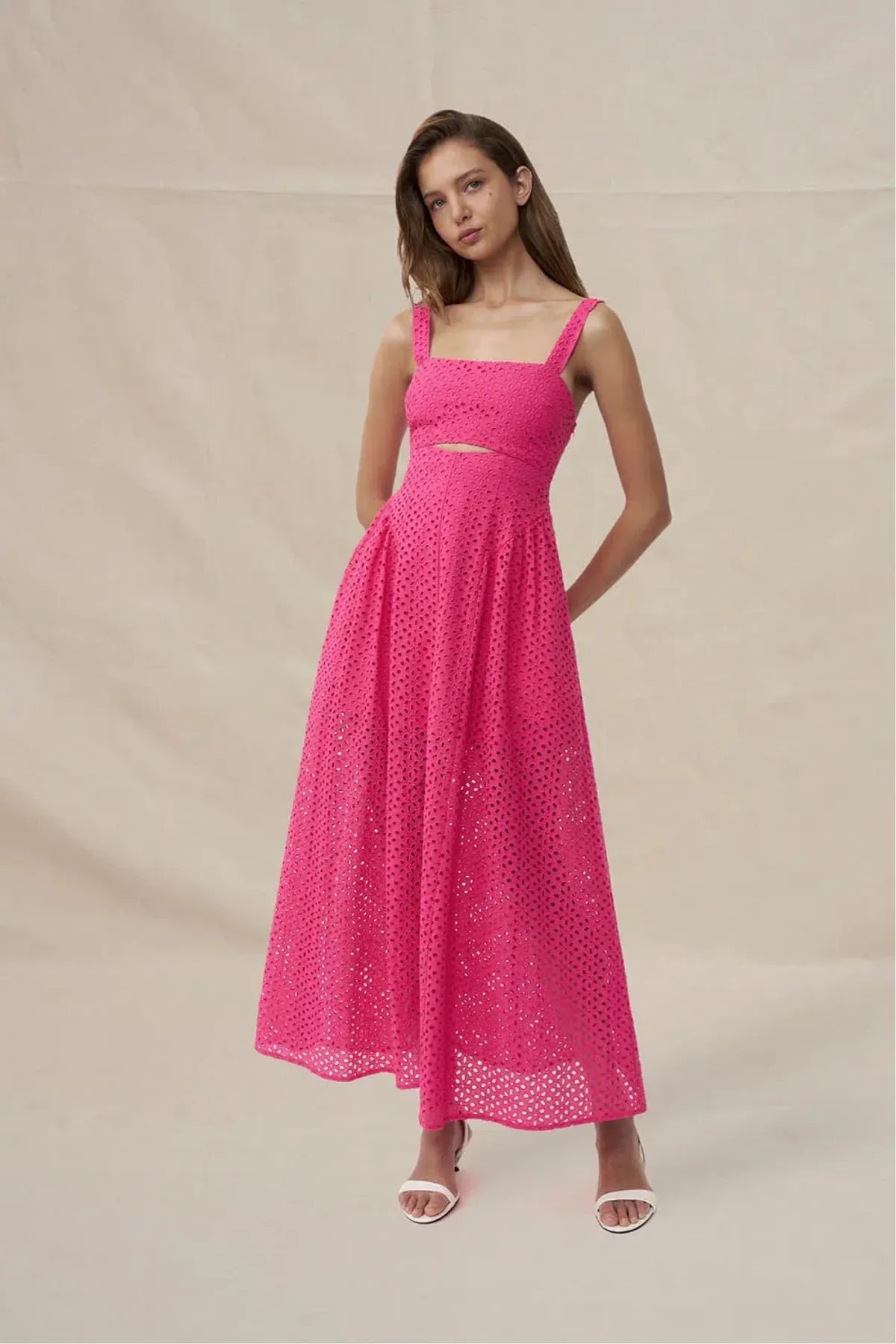 Willow Anglaise Sun Dress by By Johnny Size 8 - Image 1