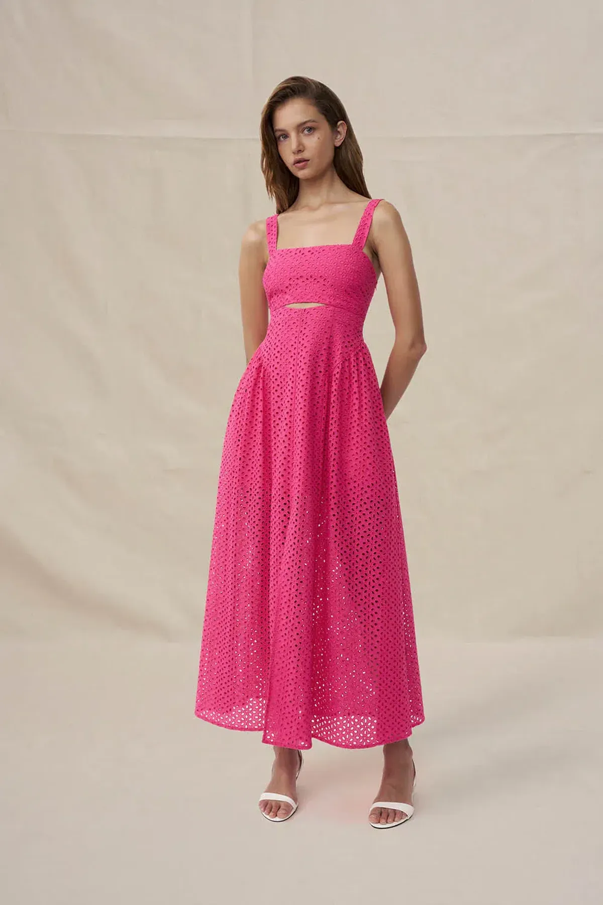 Willow Anglaise Sun Dress by By Johnny Size 8 - Image 2